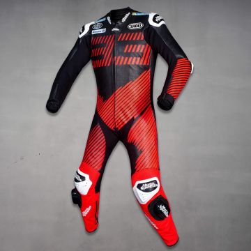 Marc Marquez Leather Motorcycle Overalls Ducati 2023 WT left view