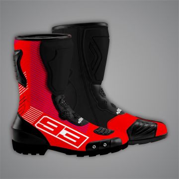 Marc Marquez Red Biker Boots MotoGP 2024