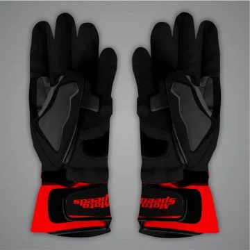 Marco Bezzecchi MotoGP Racing Gloves Aprilia 2026 palm side view