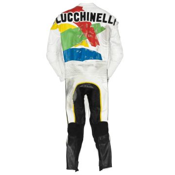Marco Luckinelli Motorbike Racing Suits GP 1985