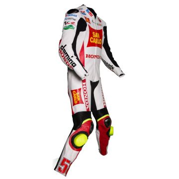 motorrad leder anzug Marco Simoncelli Honda  2011