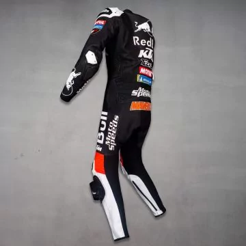 Maverick Viñales Leathers Winter Test 2024 left side view