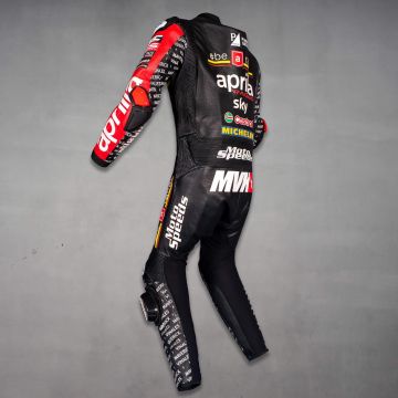 Maverick Viñales Traje de Aprilia para Moto GP Británico 2024