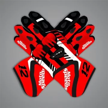 cowhide leather race gloves motogp