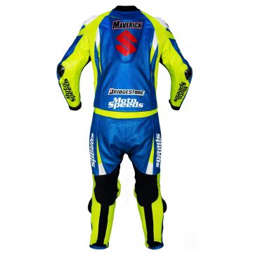 Maverick Vinales Suzuki Leder MotoGP 2015