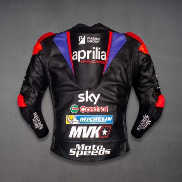 Maverick Vinales Rennmotorradjacke Aprilia MotoGP 2024