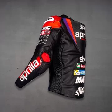Track Motorcycle Jacket Aprilia 2024 left side view