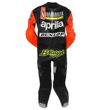 cowhide leather race suit men