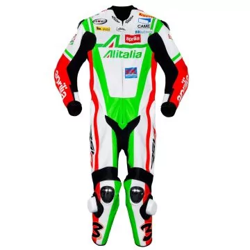 wsbk leather racing suit aprilia