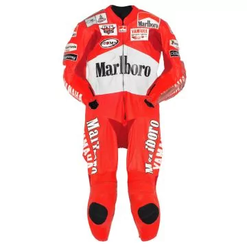 マックスビアッジマールボロヤマハGP 2001レザー Max Biaggi Yamaha