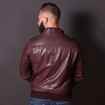 Leder Bomberjacke Herren