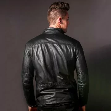 Men's Fashion Ice Leather Jacket