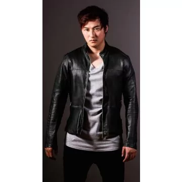 men's leather shirt jacket - shirt style jackets | Shop