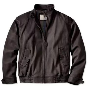 Veste aviateur en cuir