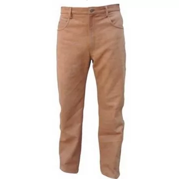 Leather Five Pocket Pants For Men