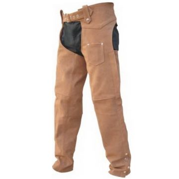 Motorcycle Leather Chaps for Riding