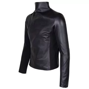mens slim fit sheepskin leather jacket