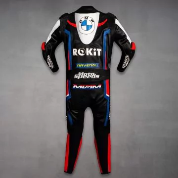 cowhide leather racing suit men women