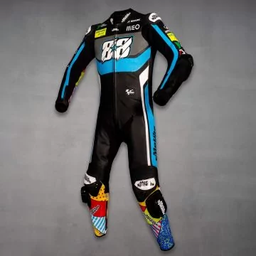 Miguel Oliveira Aprilia vintertest replika racingdrakt, venstre side