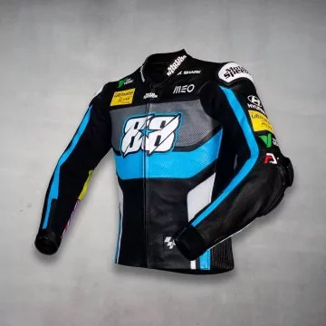 Blousons Moto Aprilia Miguel Oliveira Essai d'hiver 2022 vue de gauche