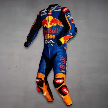 Combinaison Red Bull Racing Miguel Oliveira KTM MotoGP 2021 Vue de gauche