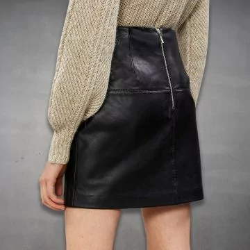 Mini Leather Skirt
