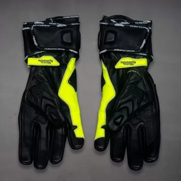 carbon knuckle protector race gloves
