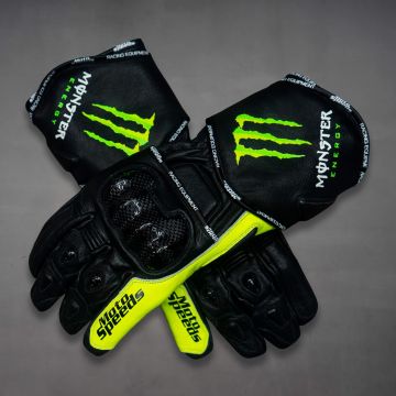 Monster Motorrad Handschuhe Leder