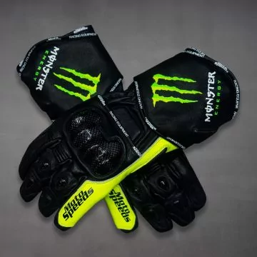 Monster Motorcycle Gloves Leather