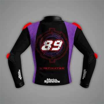 Jorge Martin 2024 Ducati replica jacket, back view