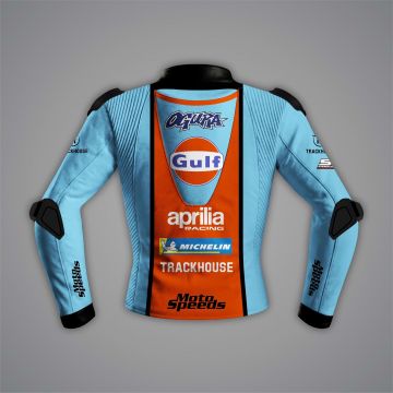 Ai Ogura Jacket Gulf Aprilia Racing MotoGP 2026 back view