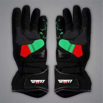 Alex Lowes gloves Kawasaki SBK 2026 palm view