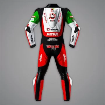アクセル・バッサーニ カワサキ WSBK 2026 レーシングスーツ 背面