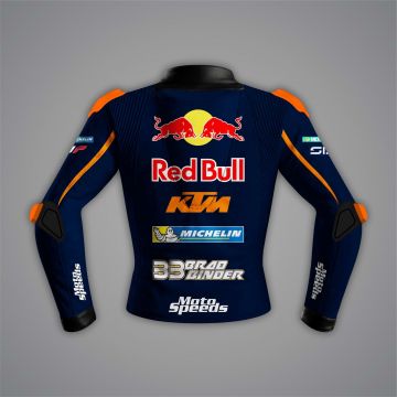 Brad Binder Race Jacket Red Bull KTM MotoGP 2026 back view
