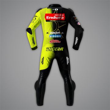 Fabio Di Giannantonio Suit VR46 Ducati MotoGP 2026 back view