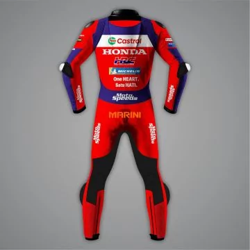 Luca Marini MotoGP Racing Suit Honda 2026 - Track Ready Fit