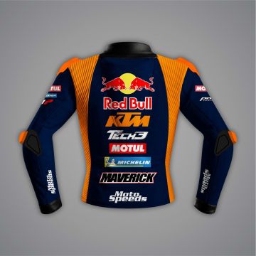 Maverick Vinales Jacket Red Bull KTM MotoGP 2026 back view
