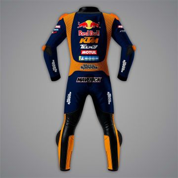 Maverick Vinales Suit Red Bull KTM MotoGP 2026 back view