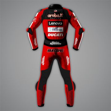 Nicolo Bulega Ducati Motorcycle Track Suit SBK 2026 back view