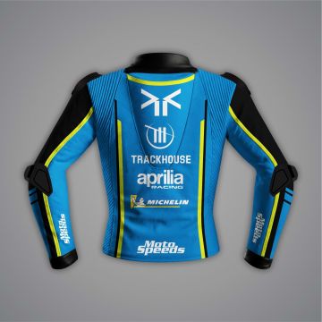 Raul Fernandez Trackhouse Aprilia Racing Jacket back view