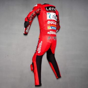 Motor Racing Suit Francesco Bagnaia 2023 left side view