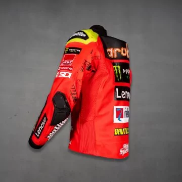 giacca racing in pelle alvaro bautista 2025