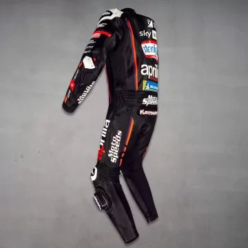 cowhide leather race suit men