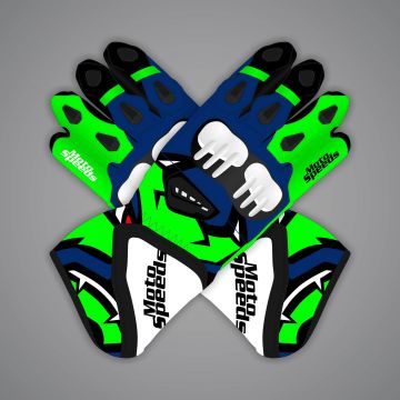 Motorcycle Gauntlet Gloves Fabio Quartararo MotoGP 2025
