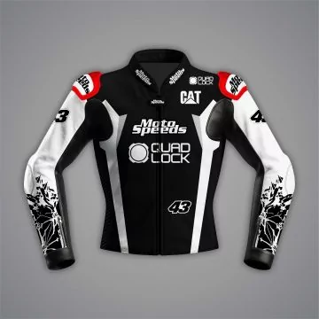 Motorcycle Jacket Black And White