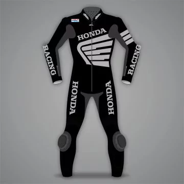 Combinaison en cuir de moto Honda