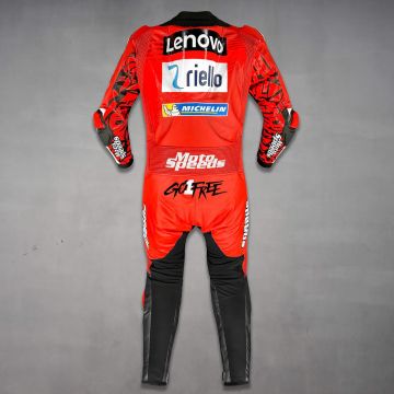 Francesco Bagnaia Ducati Motorcycle Racer Outfit MotoGP 2024
