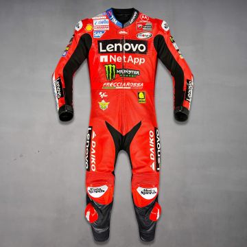 Francesco Bagnaia Ducati Motorcycle Racer Outfit MotoGP 2024