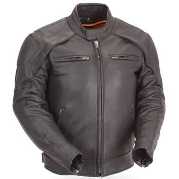 Motorrad Outdoorjacke mit Reflexbiesen & Belüftung
