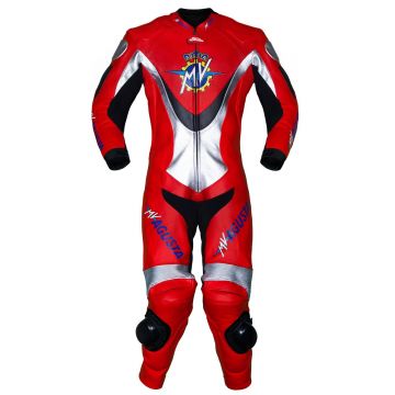 MV Agusta full skinnsetebrystskjorte for motorsykkel